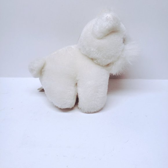 Amsel Plush Dog White Scottish Terrier Westie Stuffed Animal 5" - Picture 6 of 9